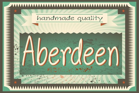Aberdeen Font for Web Design and Branding