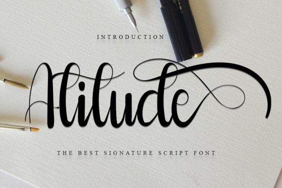 Atitude: A Handwritten Font for Impactful Branding