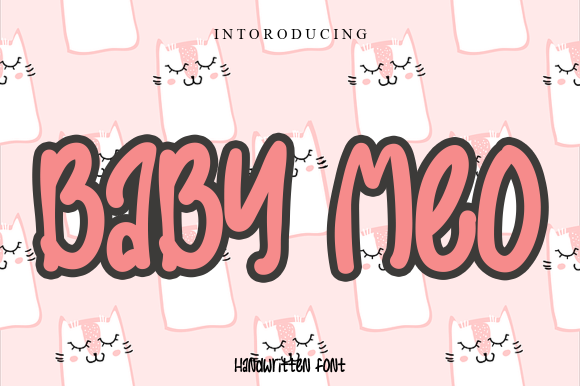 Baby Meo: A Handwritten Font for Creative Makers