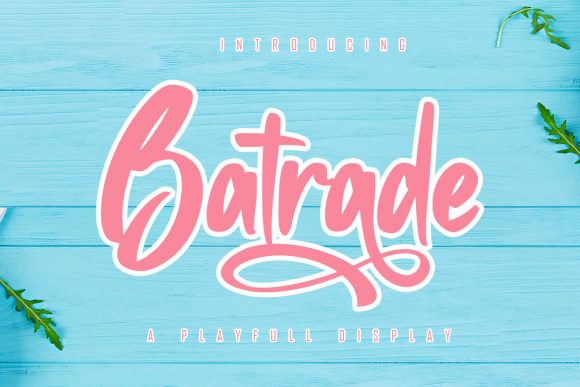 Batrade: A Handwritten Font That Elevates Your Web Design