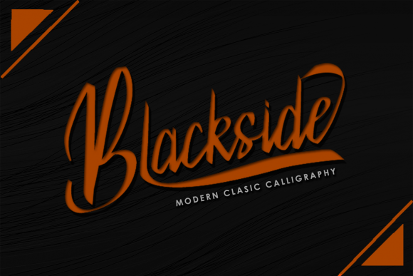 Blackside: A Bold Script Font for Web Design