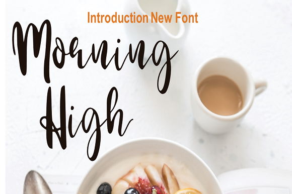 Bring Your Creations to Life with the Morning High Font
