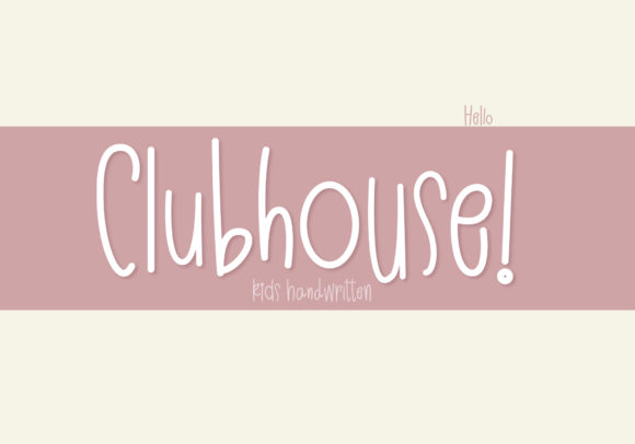 Clubhouse Font for Modern Web Design