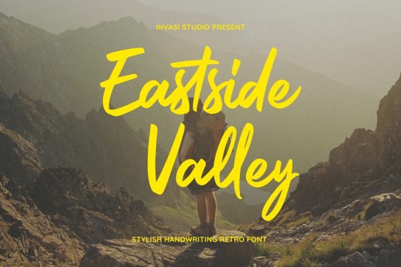 Eastside Valley: A Handwritten Font for Thoughtful Design