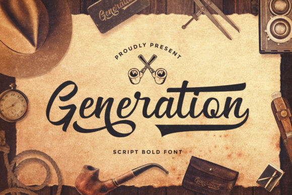 Generation Font for Modern Branding and Marketing