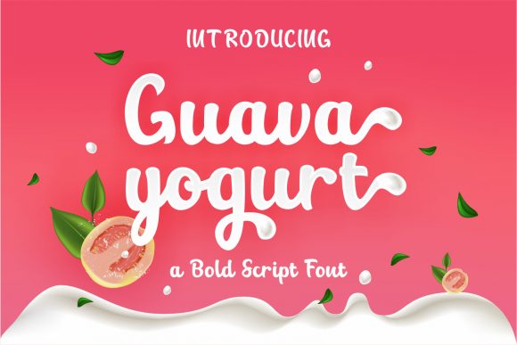 Guava Yogurt Font for Digital Marketing