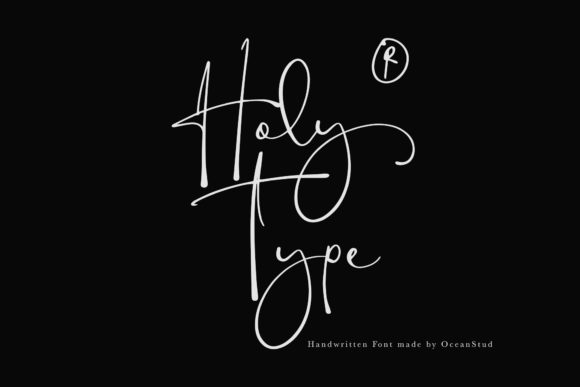 Holy Type: A Handwritten Font with Editorial Grace