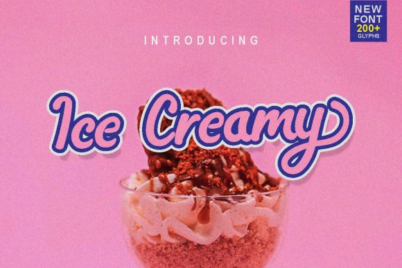 Ice Creamy: A Script Font That Elevates Editorial Design