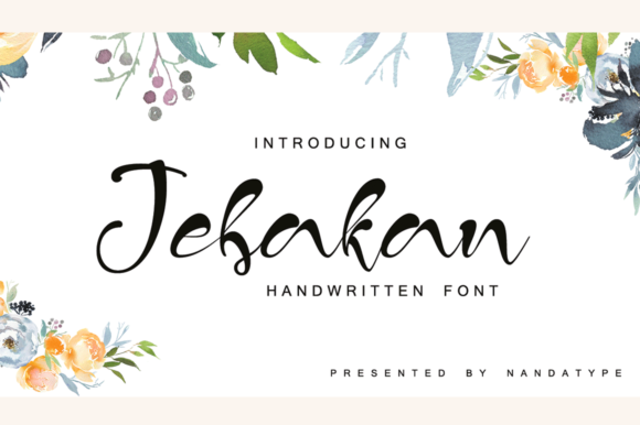 Jebakan: A Whimsical Script Font for Creative Branding