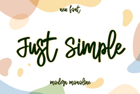 Just Simple: A Natural Handwritten Font for Modern Branding