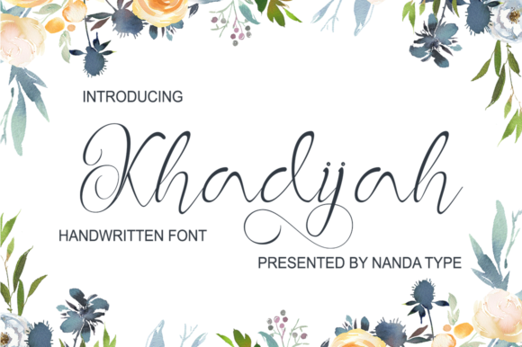 Khadijah: A Classy Calligraphy Font for Branding Projects