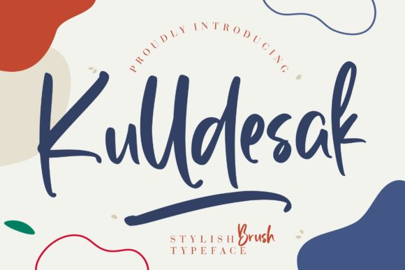 Kulldesak: A Modern Script Font for Creative Makers