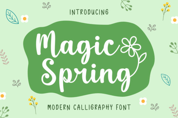 Magic Spring: A Handwritten Font That Elevates Web Design