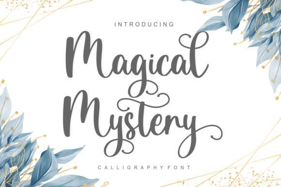 Magical Mystery Font for Editorial Design