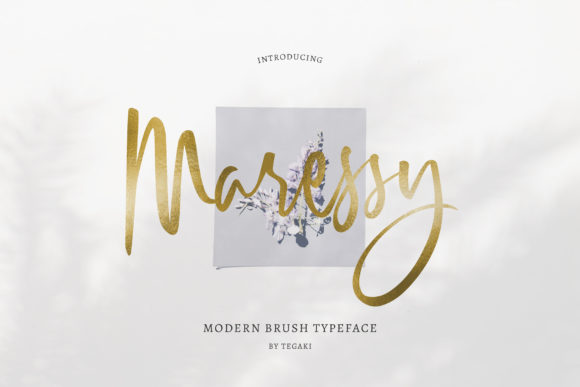 Maressy: A Handwritten Font for Elegant Editorial Design