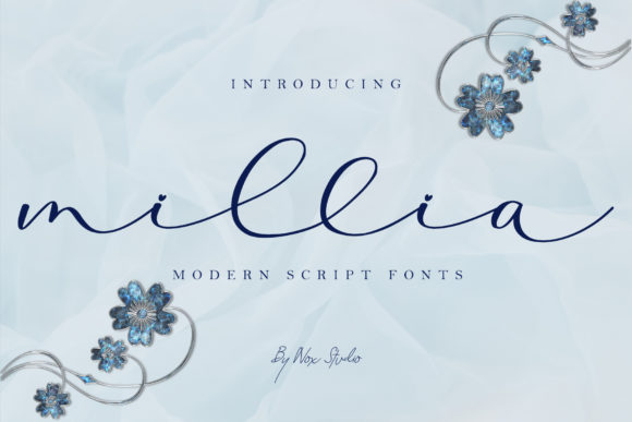 Millia Script Font for Web Design