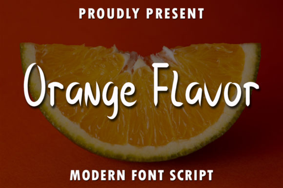 Orange Flavor: A Script Font for Editorial Elegance