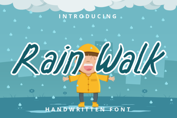 Rain Walk: A Timeless Handwritten Font for Editorial Design