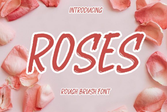 Roses Font for Web Design and Branding