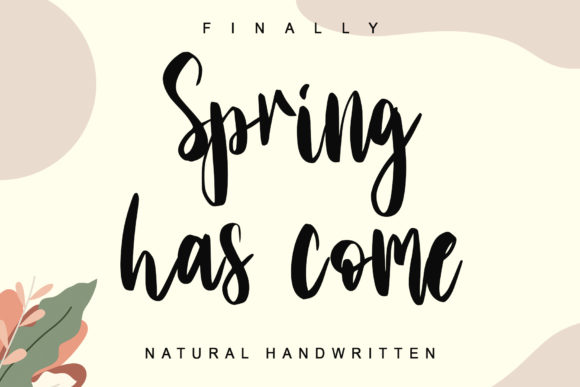 Spring Has Come Script Font Review