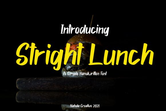 Stright Lunch: The Font That Boosts Campaign Clarity