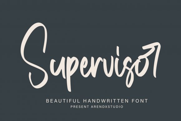 Testing Supervisor: A Script Font for Modern Web Design