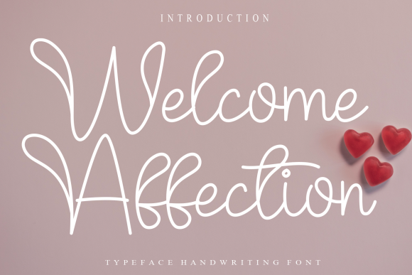Welcome Affection Font for Web Design